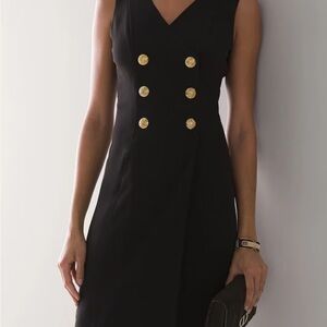 White House Black Market Petite Black Blazer Dress